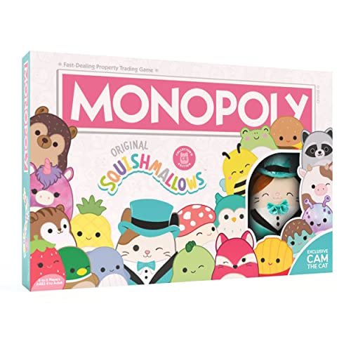 Squishmallows Monopoly – 70th Anniversary Collector's Edition