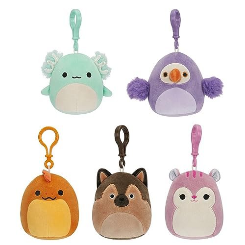 Squishmallows Keychains – Clip-On Plush for Bags, Keys & Backpacks